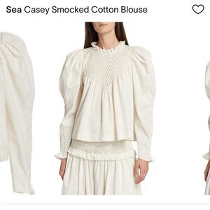 Sea white blouse